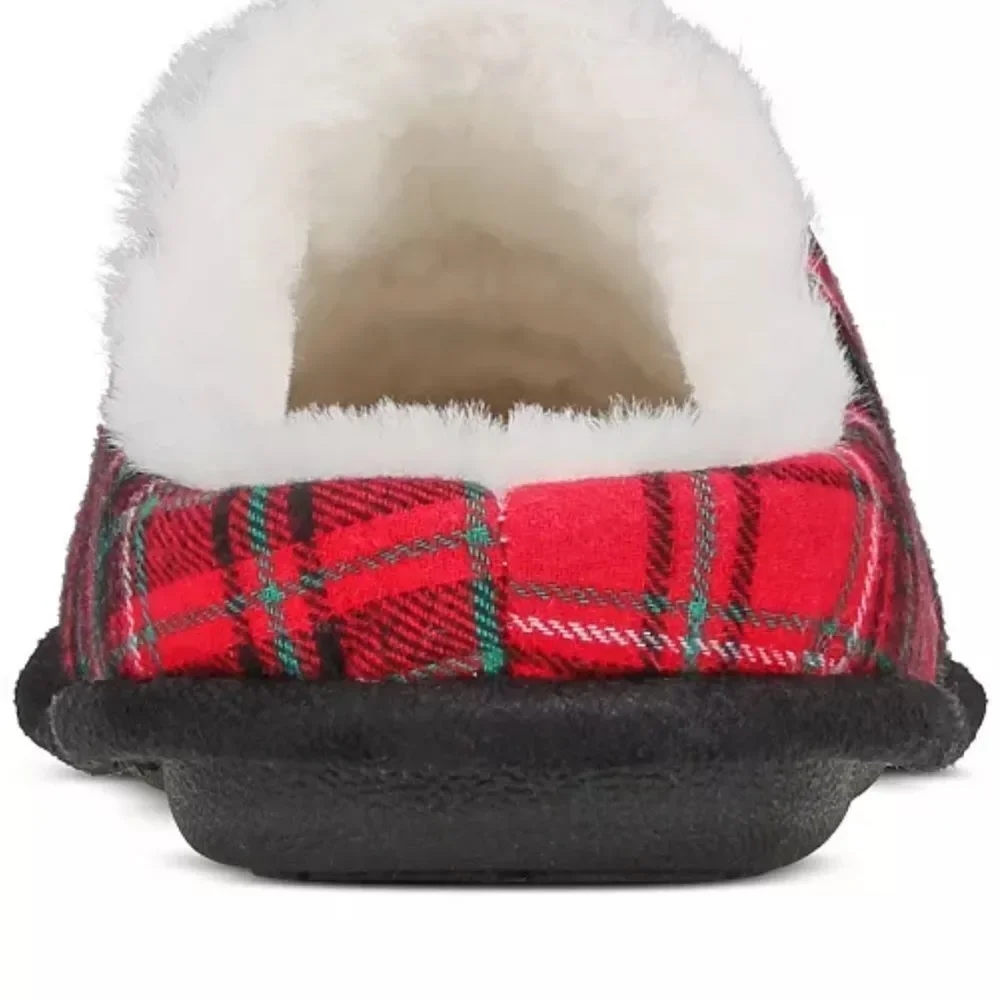 Club Room Men's Plaid Slippers